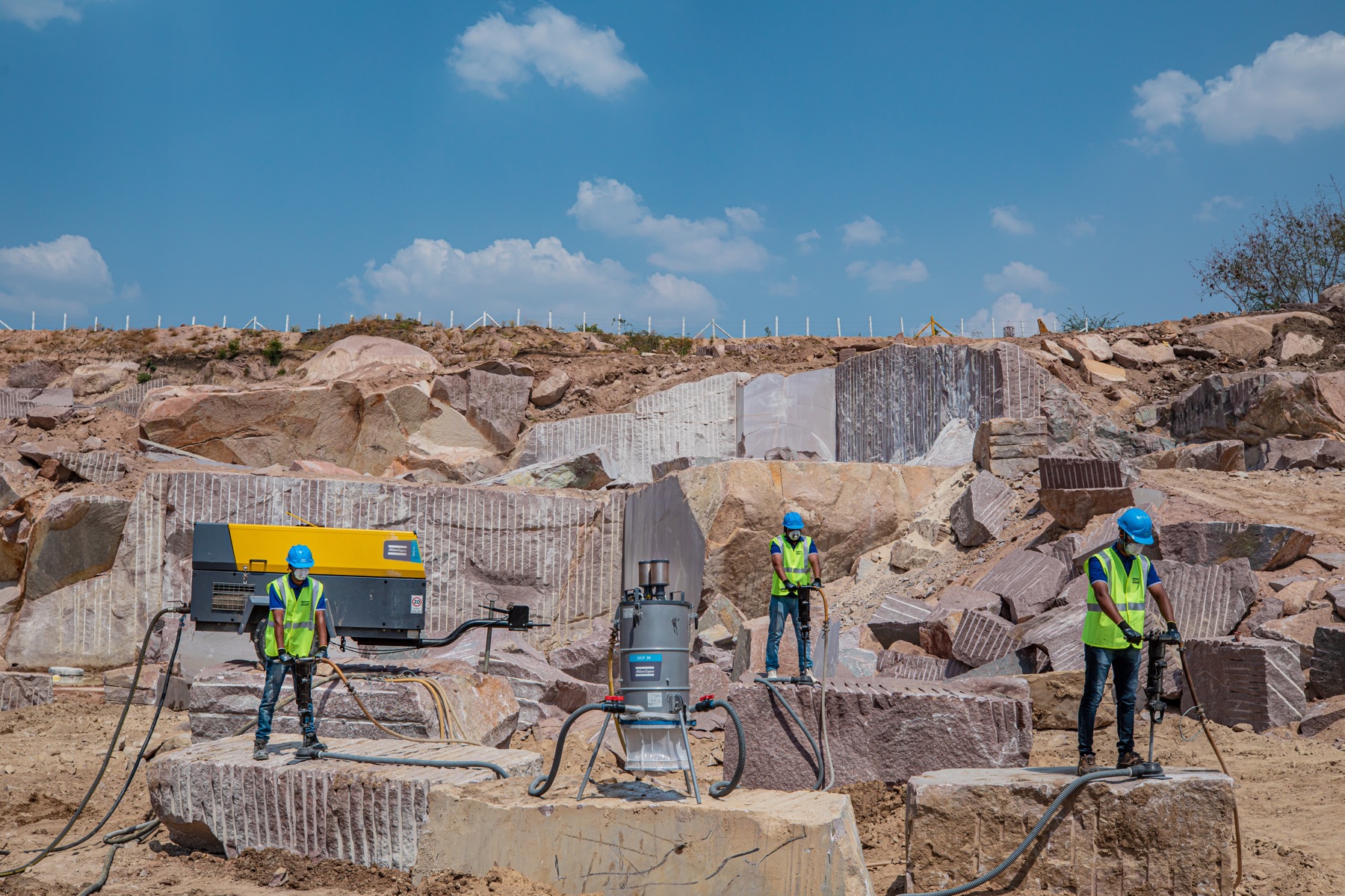 Lokasi proyek dewatering kuari