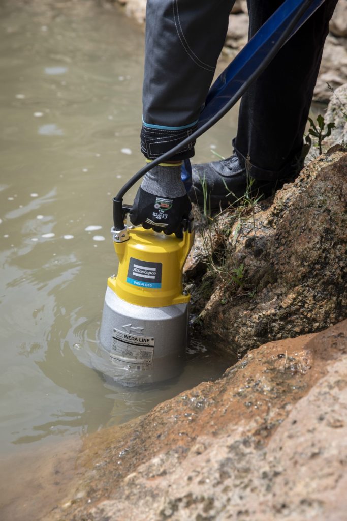 Pompa WEDA untuk aplikasi drainage